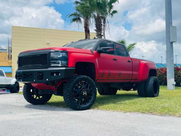2015 Chevy Silverado 3500 Dually Nicknamed “Red Bone”